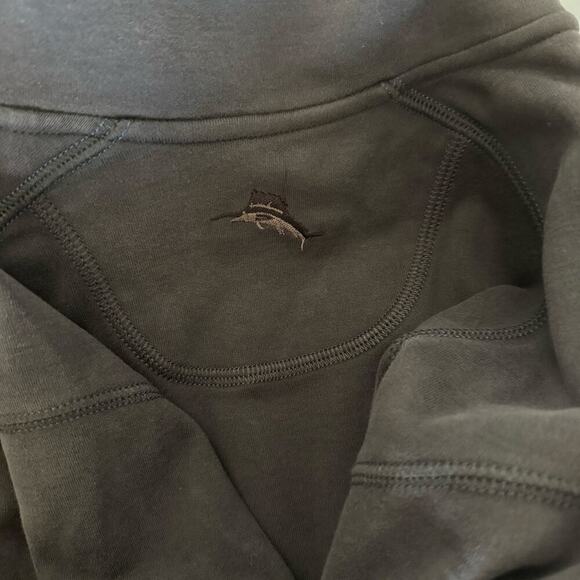 Tommy Bahama XL 100% Pima Cotton Quarter Zip Pullover Sweatshirt Gray Coastal - Picture 6 of 10